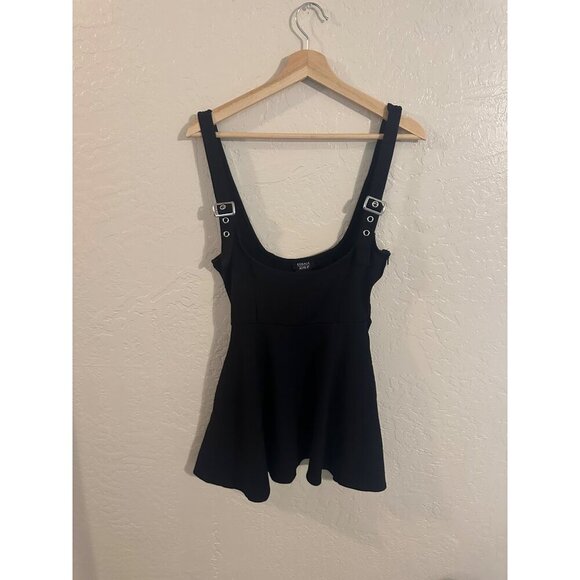 Cosmic Aura Academic Suspender Mini Dress - Picture 2 of 9